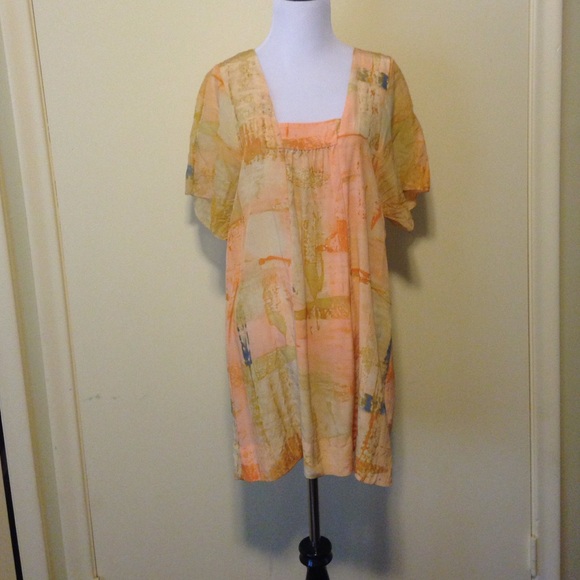 Maeve Water Color Shirt/Dress Size 8