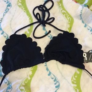 Beach Riot Stone Cold Fox Triangle Bikini top