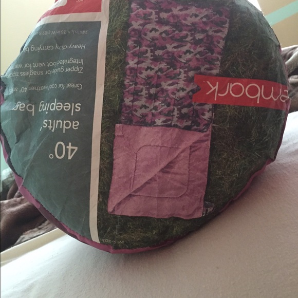 Pink camo sleeping bag