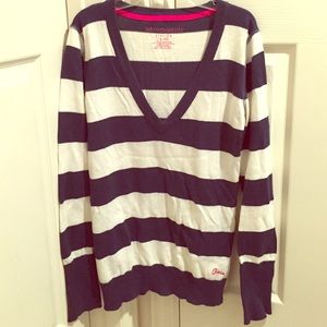 Aeropostale Long sleeve Sweater Stripes Blue White