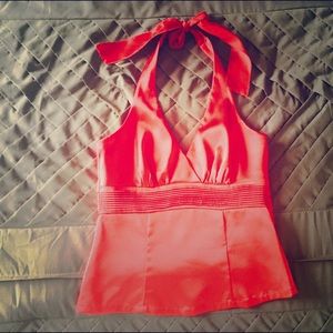 Sexy Halter in Dark Red, Sz Small