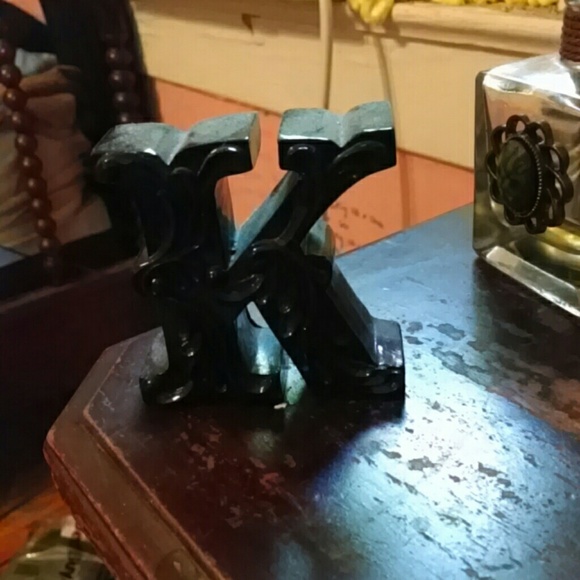 Letter K shelf decoration