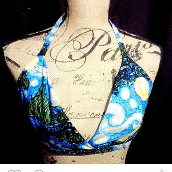 Starry Night Halter Top