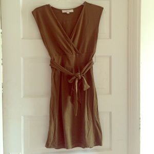 Green Wrap Dress by The Loft