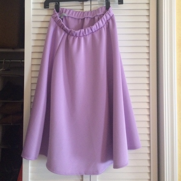 Lavender Midi Skirt NWOT