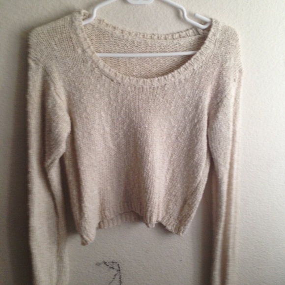 Brandy Melville Eggshell White Knit Sweater