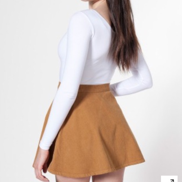 American Apparel Circle Skirt Corduroy