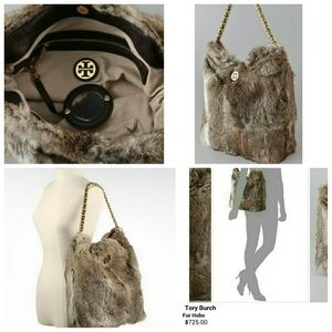On Hold 🚫🚫 Tory Burch fur hobo bag