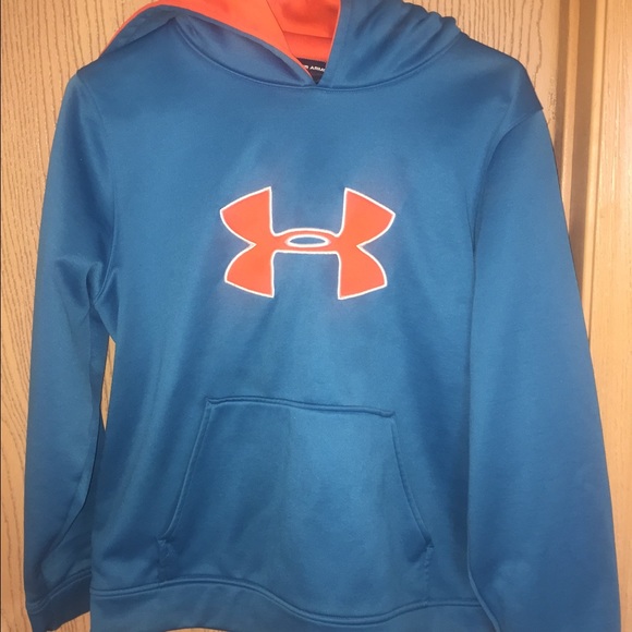 Teal & Orange Under Armour sweatshirt