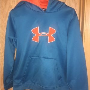 Teal & Orange Under Armour sweatshirt