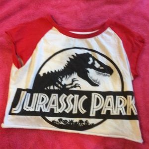 Jurassic Park crop top