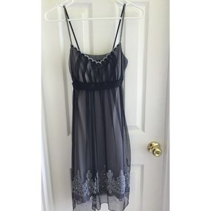 Sheer Black Formal Dress Sz Small