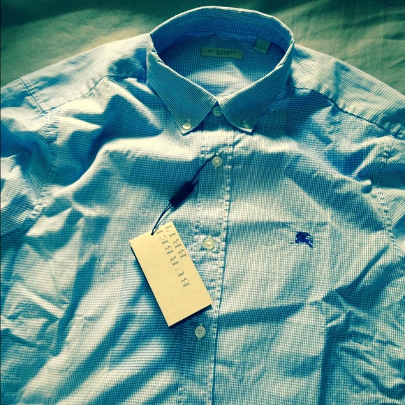 Burberry long sleeve men's dress shirt