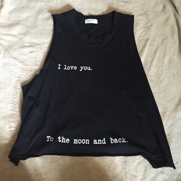 Black tank top