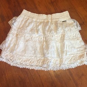 Abercrombie & Fitch White skirt