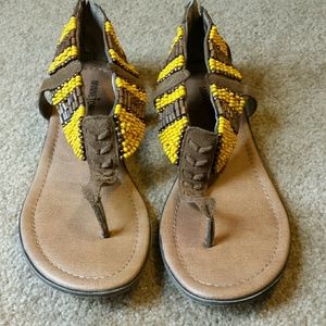 Beaded Minnetonka sandles
