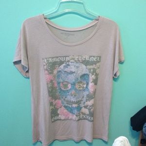 Obey propaganda loose-fit skull tee
