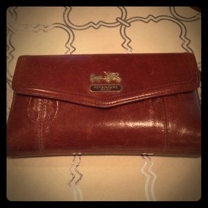 Cognac Coach Wallet