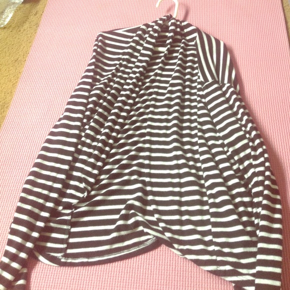 Black and white cardigan