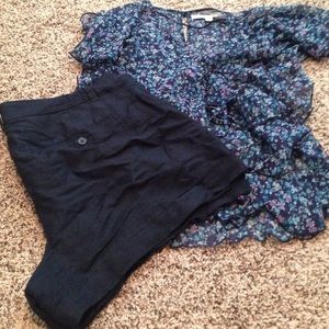 Navy Blue Loft Shorts