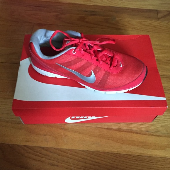 Red Nike sneakers