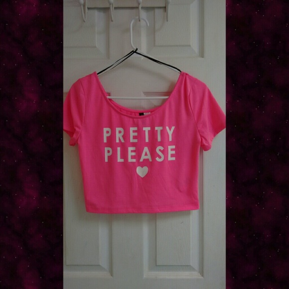 H&M Pretty Please Crop Top