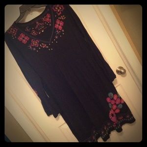Pretty Boho Dress with Embroidery