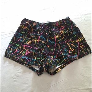 Paint-splattered Soffe Shorts