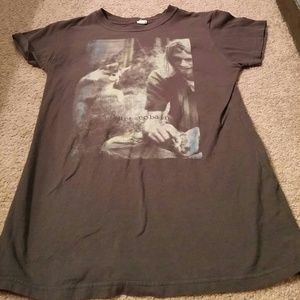 Kurt cobain cat tee junior's large