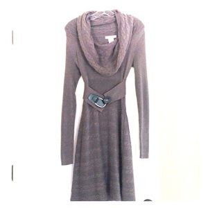Arden B cowl-neck sweater dress