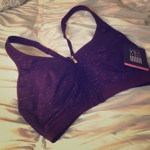 Purple Victoria's Secret front-close sport bra!