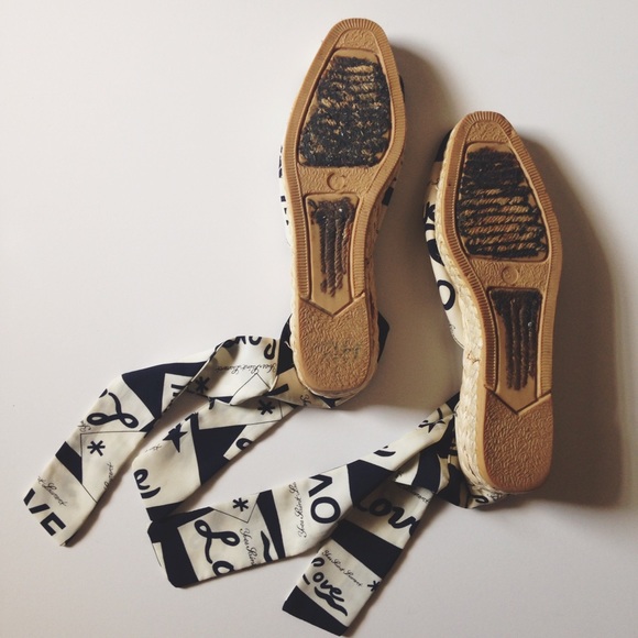 •sold -  YSL • 'love' ribbon espadrilles - Picture 3 of 4