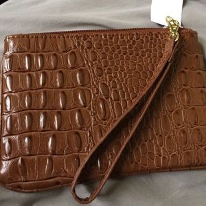 Brown wristlet