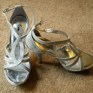 Silver heels