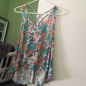 Floral tank top