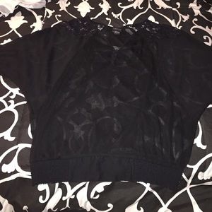 Black Sheer Blouse from Torrid