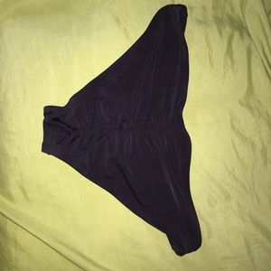 Black swimsuit Cheeky Swim Bottoms