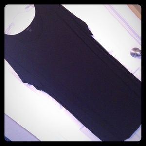 J Jill Wearever - Black Short Sleeve Dress