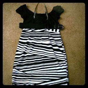 Black and white dress - PRICE REDUCED