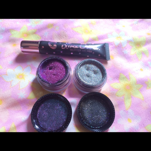 Lime Crime Glitter Helper & 2 Glitters