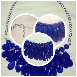 blue necklace