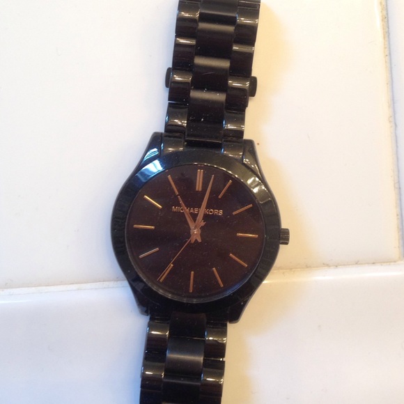 Michael Kors all black watch