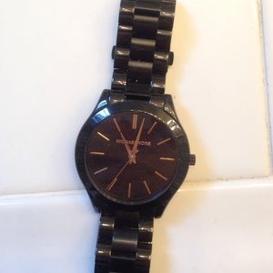 Michael Kors all black watch