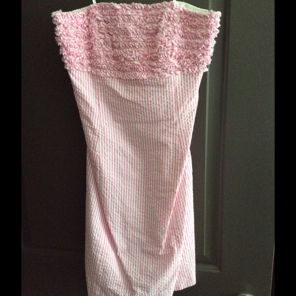 Lilly Pulitzer (real Lilly). Strapless dress