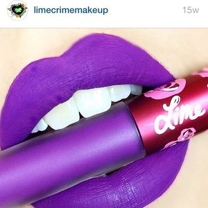 Lime Crime Velvetine in Pansy