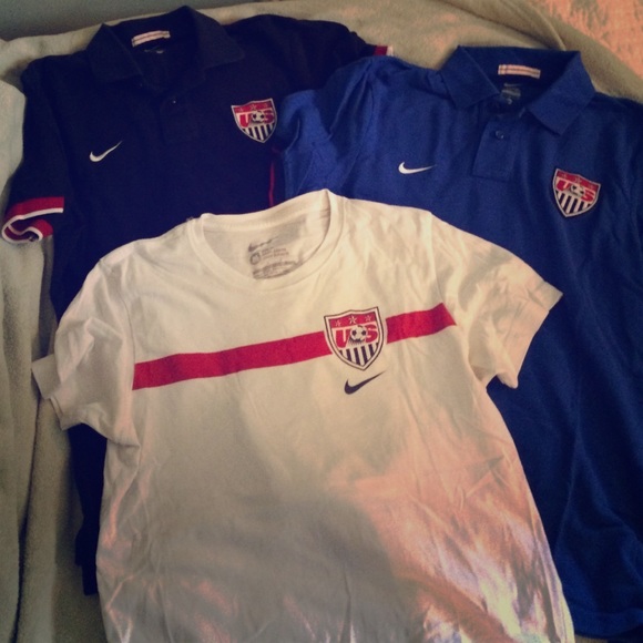Nike Tops - Lighter Blue USA Polo ***only one left**