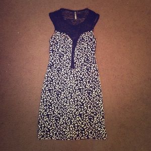 Black and White Cheetah Print Dress