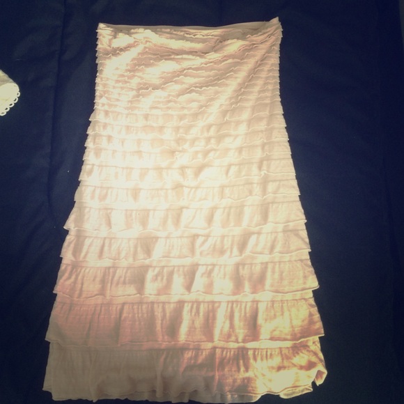 Express Baby Pink Ruffled Dress