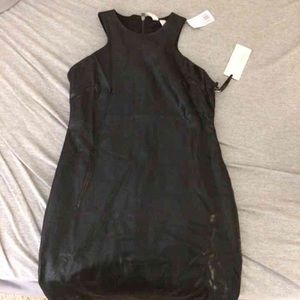 TAGS STILL ON NEVER WORN Leather Dress