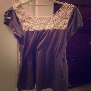 Lace shirt cotton every day wear.